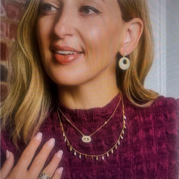 NWT Freida Rothman Empire Pave Necklace. Gorgeous
